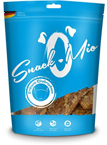 SnackOMio – Premium Hundesnack – erlesene Rindersehnen, getreidefrei, 1er Pack (1 x 500g)