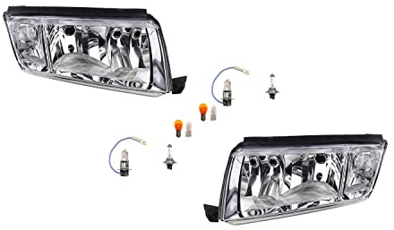 Johns, Scheinwerfer Halogen kompatibel zu Skoda Fabia ab 12/99 Leuch. Satz Links Rechts