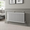DuraTherm® 600 x 1190mm White Traditional Horizontal Designer Radiator Double Column Colosseum Cast Iron Style Central Heating Panel Radiators Rad