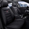 maipula Autositzbezüge Full Set Für Mercedes Benz GL GlE GLA GLC GLK 5 Sitze Komfortabler Ledersitzbezüge Allwetter Autositzbezug,Schwarz
