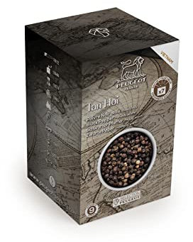 PEUGEOT - Sélection Epices - Poivre Noir du Vietnam - Poivre Tan Hoi - Origine Vietnam - Innovation Sachets Fraîcheur Triple Protection - 7x20g