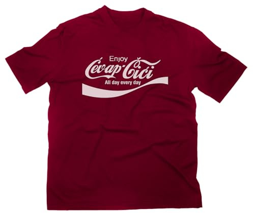 Styletex23 njut av Cevap Cici T-shirt, Kastanj, XL
