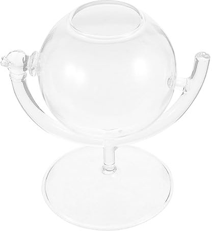 Garneck Unique Globe Shape Glasses Goblet Cocktail Glass Goblet Cups for Bar Stylish
