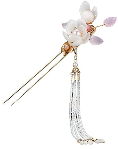 Épingle à cheveux chinoise, bâton à cheveux, bâton à cheveux Hanfu de style chinois for femmes, fourchette à cheveux en métal glacé, baguettes en épingle à cheveux