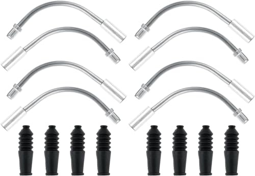 Lot de 8 tuyaux de guidage de câble de vélo en V pour frein en V pour un freinage fluide et efficace
