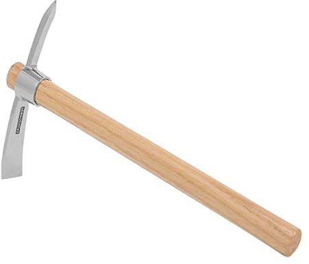 Ice Axe - Pico de madera con mango de madera para excavar tierra