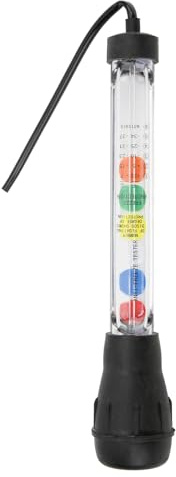 Eacam Antifreeze Tester with Clear Glass Pipe, Accuracy for Car Battery Liquid Densitometer Tool, Fit for 6V and 12V Batteries