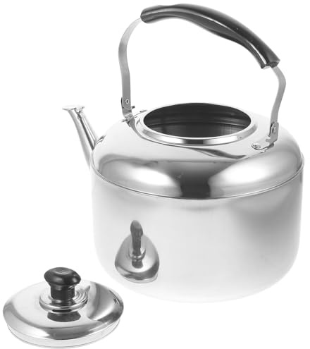 Garneck Hervidor de Agua Silbante de Acero Inoxidable 6L Compatible Cocina de Inducción Adecuado para Calentar Agua Sopas y Café Hogar y Oficina