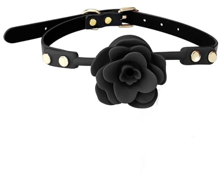 JiXGzAo Bavaglio In Silicone Bavaglio Per Bocca Regolabile Bavaglio Per Bocca Con Cinturini In Similpelle Gag Ball Bondage Per Giochi Di Ruolo Seducenti Giocattolo Bondage SM Per Donne Uomini