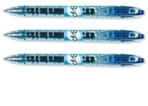 Pilot B2P Gelschreiber (versenkbare Minenführung, Spitze 0,7 mm) 10 Stück blau
