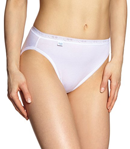 Sloggi Basic+ Tai 2p, Slip Donna, Bianco (White), 46