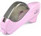 Rapesco 1441 SupaCut Tape Dispenser with 2 Tape Rolls, Candy Pink