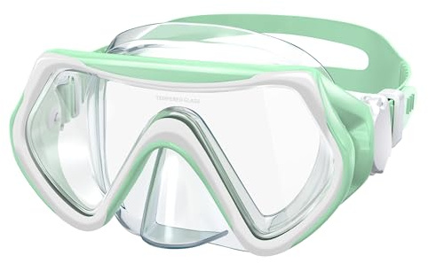 Findway Maschera Subacquea Bambini per Snorkeling,Maschera da Snorkeling e Immersioni per Età 4-16 Anni Ragazzi Ragazze Bambino,Non perde Anti Nebbia Impermeabile Vista Chiara Occhiali da Nuoto