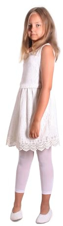 looksy Niñas 7/8 Longitud Medias Sin Pies Falda Vestido Túnica Polainas Delgadas para Niños De Moda Ballet Gimnasia Pantalones Escolares Alice
