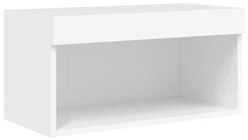 vidaXL Mueble para TV con Luces LED Blanco 60x30x30 cm