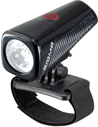SIGMA - BUSTER 150 HL | Helmlicht mit 150 Lumen | Wiederaufladbares Helmlicht mit fünf Leuchtmodi | Mit Quick Release-Funktion für Schnellbefestigung | Farbe: schwarz