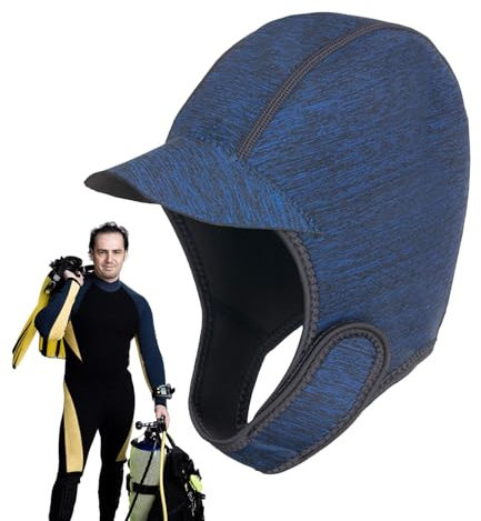 Gorro de buceo de neopreno, para kayak, surf térmico, flexible, de neopreno, para deportes acuáticos, equipo de surf térmico, gorro de surf para hombre, gorra térmica de neopreno