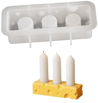 Bastone multiuso in silicone, supporto per candele di formaggio, set portatile per lavori di pulizia in resina, diverse dimensioni