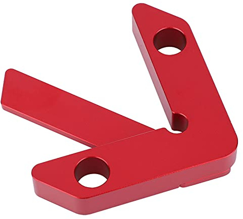Culnflun Center Finder Träbearbetning, 0,5 mm noggrannhet 45/90 graders vinkel ritsmätare Layoutverktyg för snickare och gör-det-själv-entusiaster Aluminiumlegering Röd