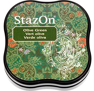 Tsukineko Stazon Midi Pad, Cherry Pink Parent Olivgrün