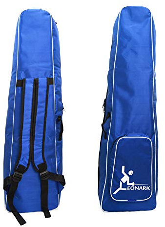 LEONARK Fencing Bag for Epee Saber and Foil - Portable Backpack for Fencing Sword Suit and Mask - Storage Bag for Both Adult and Child Fencers (Blue A)