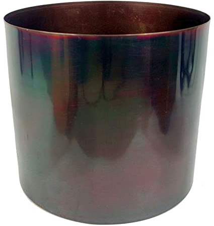 Leaf Moderner Übertopf aus Metall