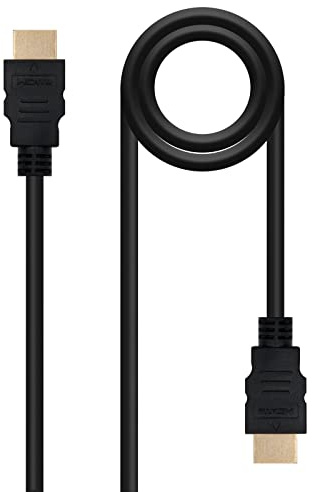 Nanocable 10.15.1701 - Cable HDMI V1.4 Alta Velocidad con Ethernet (HEC), A/M-A/M, Negro, 1.5 m