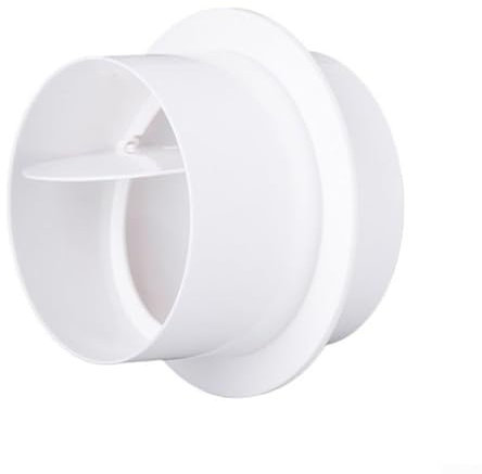 YUANGANG PVC Ventilation Check Valve, for Bathroom Kitchen Prevents Reverse Irrigation Pipe Backdraft Damper(150mm)