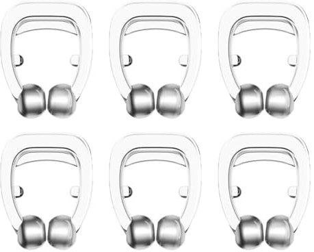 QEDBOJE 6 Pezzi Dilatatori Nasali Antirussamento in Silicone