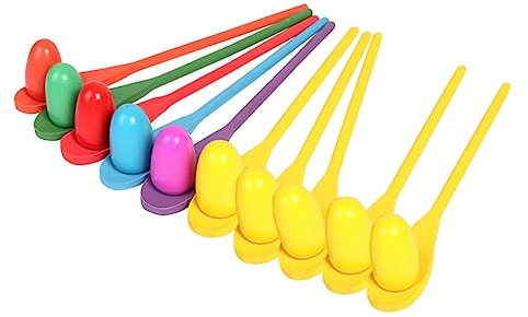 Vaguelly Balance-spielzeug Aus Holz 10 Sets Und Löffelrennen-spiel Kinder-outdoor-rennen-spiel Für Die Familie