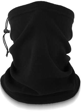 Dimeho Neck Gaiter Winter Neck Warmers Fleece Gaiter Windproof Face Cover Scarf Breathable Face Mask for Men & Women Cold Weather Skiing Cycling Outdoor Sports