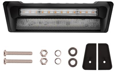 SUPAREE 12V LED Light Caravan Awning Light Amber Exterior Campervan Awning Lights 6500K White & 1500K Amber 6000LM IP67 Waterproof for Boat RVs Camper Van 1PC