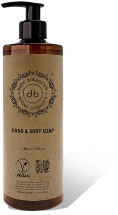 Bube Botanicals, Jabón Líquido de Manos y Cuerpo, Limpia e Hidrata, Aroma Fresco de Romero, Limón y Tomillo, 100% Natural, Producto Vegano Certificado, Ideal para Hogares y Hoteles, 380ml
