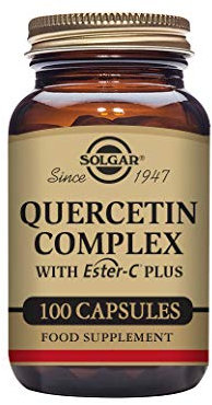 Solgar Quercetin-Komplex mit Ester-C Plus Antioxidans 100 Vegetarische Kapseln