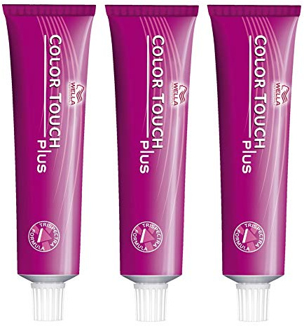 3er Wella Professionals Color Touch Plus 55/07 ljusbrun intensiv natur brun 60 ml