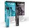 2er-Pack Vuse PRO Smart E-Zigaretten Set mit Zugautomatik, Stilvolle Vape mit Bluetooth Funktion, Schnellladefunktion, Pod-System, Keine einweg ePod caps enthalten, Aqua & Schwarz
