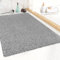 Mavicen Tappetino da doccia antiscivolo, 60 x 80 cm, morbido PVC Luffa con foro di scarico, sicuro massaggio per senior, tappetino da bagno ad asciugatura rapida, grigio