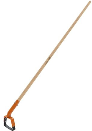 Terradix® - das Original - Pendelhacke 140mm Arbeitsbreite - für Beete und Wege - ergonomisch Unkraut entfernen schnell und kraftsparend - doppelte Klinge aus gehärtetem Werkzeugstahl (mit Stiel)