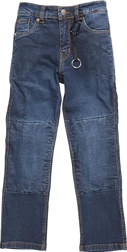 Duchinni Tundra Kids CE Certified Motorcycle Jeans (UK, Age, 12 Years, 14 Years, Regular, Blue)