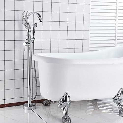 BOSHYUM Robinet de Baignoire Swan 2 Caractéristiques Robinet de Douche sur Pied Chaud et Froid