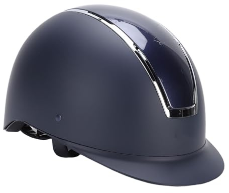 Casco da Equitazione, Casco Equestre di Sicurezza Regolabile con Strato Ammortizzante per Competizione di Lezioni di Equitazione per Uomini e Donne (L)