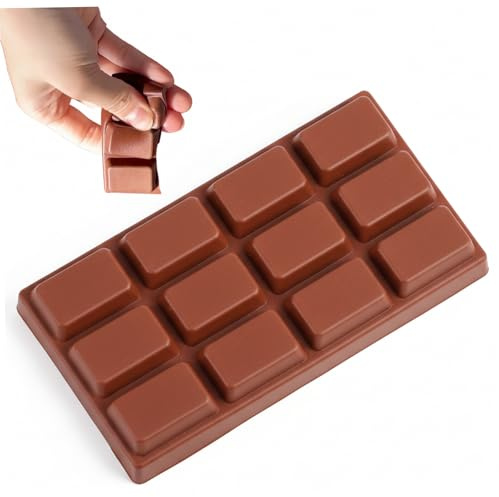 Cibo Fidgets Squish Toys a lenta risalita CIOCCOLATO Cibo Fidgets Antistress Giocattolo antistress da spremere per adulti e bambini 5, 5x1, 6 pollici