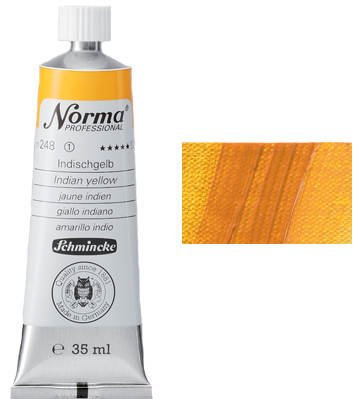 Schmincke – Norma® Professional - feinste Künstler-Ölfarben, Indischgelb - 35 ml