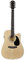 Fender 0930307006 SA-105CE Dreadnought-Cutaway E-Gitarre – Schwarz Volle Größe natur, Inklusive kostenloser virtueller Kurse auf Fender Play
