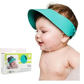 bblüv Käp - Let's Make Bathing Fun with The Silicone Shampoo Repellent Cap by Bbluv NO MORE TRÄNS with Käp! - Aqua