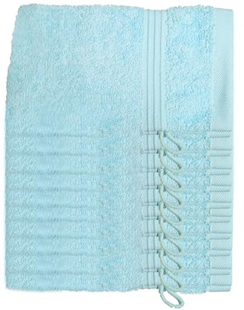 Julie Julsen 10er Pack Waschlappen 29 Farben erhältlich weich und saugstark 500gsm Öko Tex 15 x 21 cm Babyblau B-Ware
