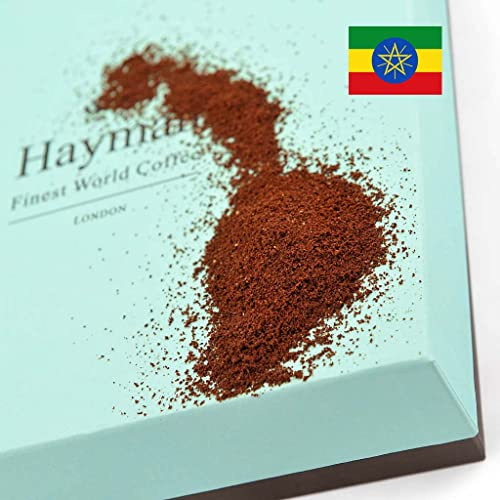 100% Caffè Yirgacheffe dall'Etiopia - Tostato e macinato | Livello di tostatura del caffè: tostatura media, Peso dell’unità di vendita: 1 x 680g/24oz