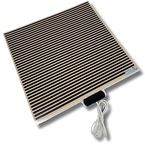 ALPER Värmefilm för speglar, spegelvärme, Anti-dimma självhäftande beläggning, Elvärme, Polyester StopVapor 400X400mm 30W 230V