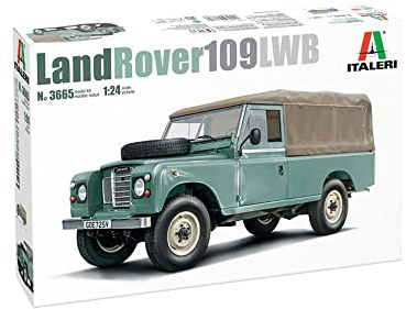 Italeri 3665 1:24 Land Rover 109 LWB – Kit de construcción, construcción de stand-modelo, manualidades, aficiones, pegar, kit de plástico detallado, IT3665