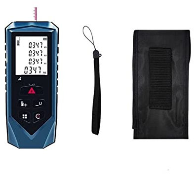 Medida de distancia Telémetro Telémetro láser 100 m 50 m Cinta de medidor de distancia láser Medición de telémetro infrarrojo Herramienta de cinta digital de alta precisión y exactitud (Color : R